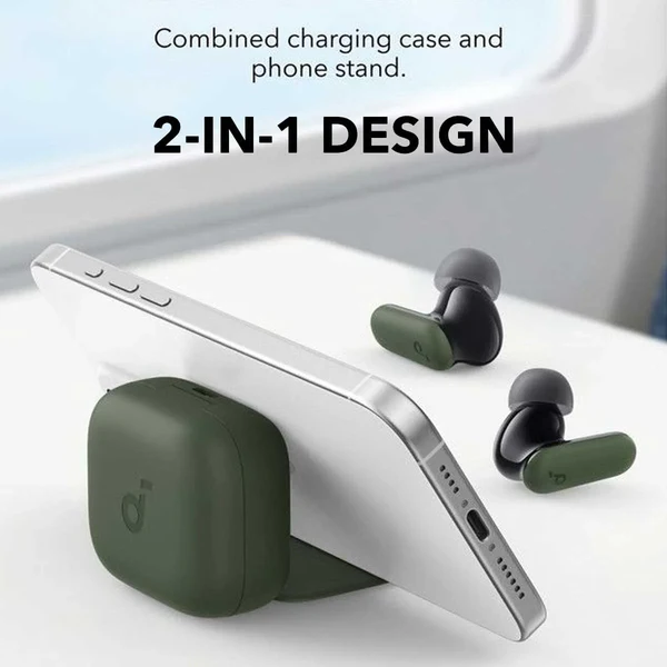 سماعات بلوتوث مع ستاند من انكر اخضر